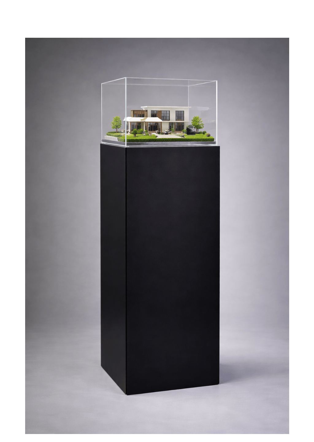 EHDesign schwarz Präsentationssäule