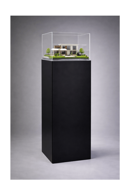 EHDesign schwarz Präsentationssäule