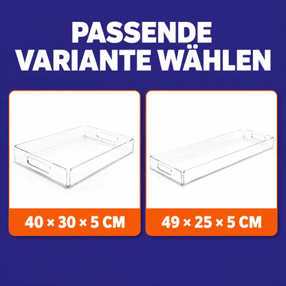 EHDesign Tablett Tablett aus transparentem Acrylglas