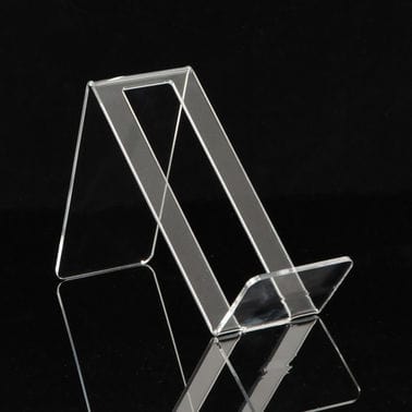 EHDesign Weinflaschenhalter "stehend" aus transparentem Acrylglas, edel & funktional
