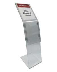 Acryl Infoständer mit Prospekthalterung I EH Design Shop
