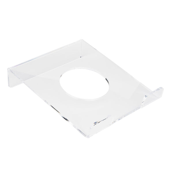 EHDesign Laptopständer aus transparentem Acrylglas, gutes ergonomisches Arbeiten, formschön, robust, pflegeleicht