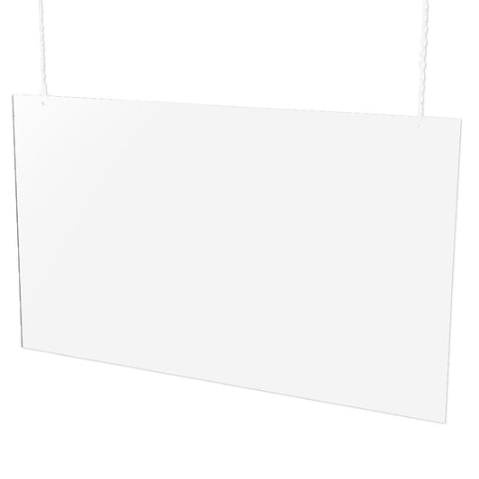 EHDesign Schutzwand 3 mm Hygieneschutzwand aus Acrylglas zum Aufhängen