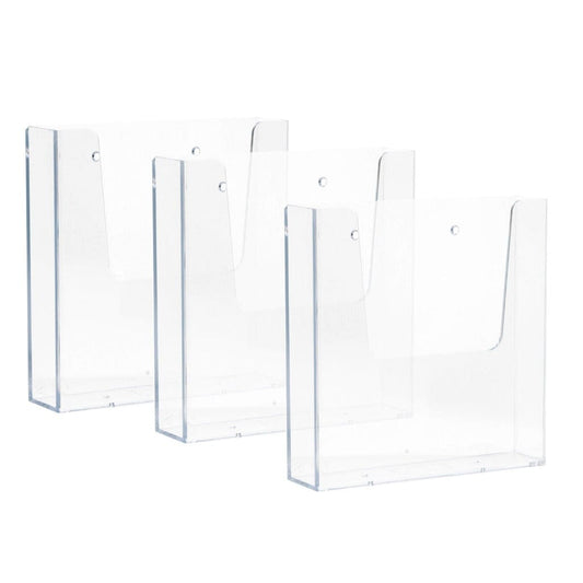 EHDesign Wandprospekthalter Wandprospekthalter A5, 3er Set