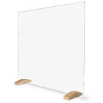 Lade das Bild in den Galerie-Viewer, Hygieneschutzwand mit Holzfüßen | EH-Designshop
