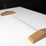Lade das Bild in den Galerie-Viewer, Hygieneschutzwand mit Holzfüßen | EH-Designshop
