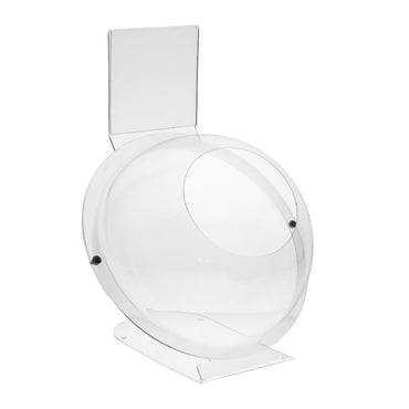 Kugelförmige Verkaufsschütte aus Acryl mit Einschub| EH-Designshop