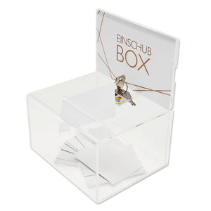 Spendenbox mit Einschub | EH-Designshop